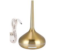 01 02 015 Air Diffuser, With 7 Colors LED Night Ligh Desktop Decoration Gold Mist Maker, 120ml for Bedroom Office
