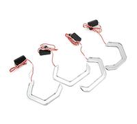 01 02 015 Angel Eyes Headlamp, Professional Installation Angel Eye Halo Ring Kit Exclusive Look for Style M4 White Energy Saving Replacement Car for Series 2 3 4 5