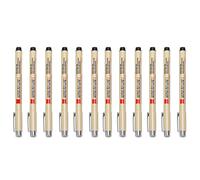 01 02 015 Fineliner Pens Micro Line Pens PIGA Archival Quality Ink Fast Drying Fade Resistant 12 Pack for Drawing Writing Architectural Design