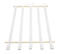 01 02 015 Hair Accessories Organizer, Wooden Rosette Holder Wall Mural Solid Durable Simple Rosette Clamp Style 2