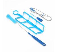 01 02 015 Hydration Pack Cleaning Kit, Hydration Pack Cleaner 4 in 1 Portable Multiple Usage Nylon PP Material for Reservoir