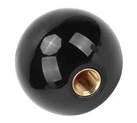 01 02 015 Knob Shifter Ball, 54mm Head Diameter Universal M12x1.25 Hole Size Gear Knob Head for Most Models for Most Models(Black)