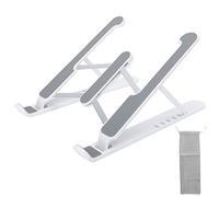 01 02 015 Laptop Stand, Multiposition Laptop Holder Riser for Desk Table Bed for 11 To 17” Laptops(white)