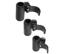 01 02 015 Walking Pole Flip Lock, 3pcs 14/16/18mm Stick Pole External Lock Replacement, Black