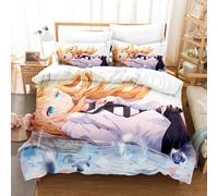 (01, 135x200 two-piece set) Angel of Death down bedding three-piece set quilt cover sheet