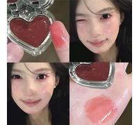 (01) 1x Heart Tide Thin Velvet Cloud Blush Cream Naturally Brightens And