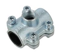 01.261.28.0201 Two-part,with side outlet 10bar cast iron CLAMPS Seal: EPDM GEBO