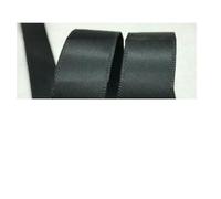(01-42) Premium Double Sided Satin Ribbon for Bows Making 100% Polyester Silky Smooth Satin in 6/9/16/25/38mm Width-05-030 Black-9mm 22.5Meters