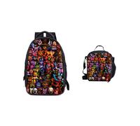 (01, Backpack+Lunch Bag) Five Nights at Freddy's School Bag Backpack Lunch Bag Pencil Case Kid Gifts