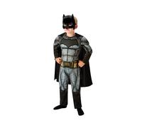 (01#Batman Jumpsuit+Mask, L/8-10Years) Kids Avengers The Hulk Batman Halloween Cosplay Costume Jumpsuit Mask Party Gift