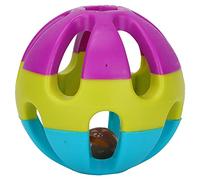 01 Cat Toy Ball with Bell, Light in Weight Not Easy To Break Chase Rattle Cat Bell Ball Not Occupy a Large Space for Pets To Exercise
