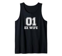 01 Ex Wife Number 1 One Funny #1 Tank Top