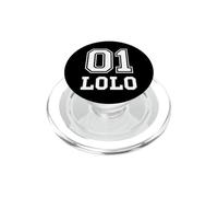 01 Lolo Number 1 One Funny #1 Grandpa PopSockets PopGrip for MagSafe