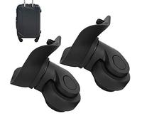 01 Luggage Replacement Wheel, Wear Resistant, Quiet, Easy To Install, Dirt-Proof, 2 Inches, Black, Pair