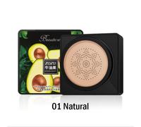 (01 Natural) Avocado Beauty BB Cream Repair Concealer Mushroom Cushion Foundation Cream Moisturizer Oil Control Matte Natural Lasting Makeup