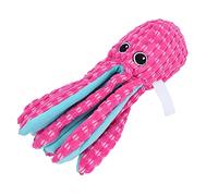 01 Octopus Toy, Pet Toy Corduroy Household Pink for Puppy for Dog(L)