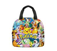 (01) Pokémon Pikachu Lunch Bags Thermal Insulated School Outdoor