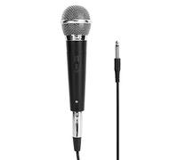 01 Pyle Professional Dynamic Vocal Microphone - Moving Coil Dynamic Cardioid Unidirectional Handheld Microphone with ON/OFF Switch for KTV, Home Theater, Stage Performances(Black)