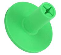 01 Tees Holder for Driving Range Mats, Adjustable Height with Limit Ball Tees, Green Rubber, Portable, Small