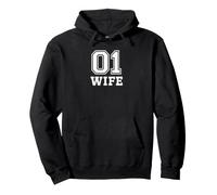 01 Wife Number 1 One Funny #1 Pullover Hoodie