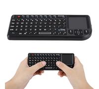 01 Wireless Touchpad Keyboard - Rechargeable Mini USB Backlit Keyboard, Super Thin & Lightweight Wireless Touch Pad Operation for Android, Linux, Ps3/4