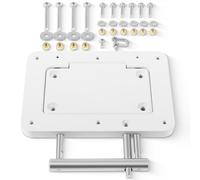 010-12832-61 Quick Release Plate System Fit for Garmin Force Kraken Trolling Motor, White Color, Come with Hardware
