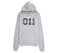 011 Eleven Friends Don't Lie. Promise. Women's Hoodie Pullover Small Grey
