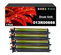 013R00688 Black / Color Drum Unit High Yield Compatible for Xerox VersaLink C7120 C7125 C7130 C7100 Series Printer, High Yield 80,000 Pages Multicolor