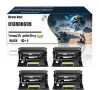 013R00699 Drum Unit Compatible with Xerox VersaLink B620 B625 Printers, Replacement Parts Contains Chip and Clear Printing/274(4 Pack Black)