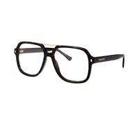 0145 Optical Frame - male - Dsquared2 - Glasses - Brown - 57 MM - Accessories 57 MM