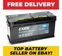 017TE Exide EA1000 017 019 Car Battery - Iveco Jaguar Jeep Land Rover Mercedes