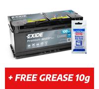 Exide EA1000 Car Van Battery - 12V 100Ah 900A (Made In Europe) FIAT 71714567