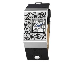 01TheOne Unisex AN02M03 Analog Double Screen Silver Rose Fashion Watch
