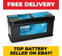 020 EFB Car Battery Exide EL1050 12V 105Ah 950CCA