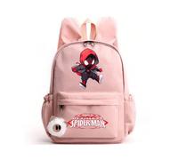 (020) Spider Man Backpack for Girls Boys Teenager Children Rucksack Casual School Bags Travel Rabbit Ears Backpacks Mochila Travel Bag