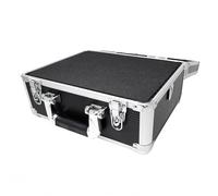 0201 Flight Case Hard Protective Camera & Tool Case 325x250x170mm + Detachable Lid, Pick & Pluck Foam, Reinforced Corners, Carry Strap - Custom Hard Shell Storage for Equipment, Collectibles