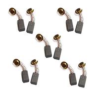 021# (6.5x7.5x13.5mm) 10 Pieces Copper Electric Motor Carbon Brushes in Various Sizes, essential Washing Motor Repair Parts, Brush replacements for Electric Tool Motor Maintenance