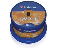 023942435488 DVD-R 4.7GB 16X/SCRATCH RESISTANT 50ER SPINDEL Verbatim