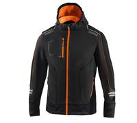 Sparco Tech Soft Shell Jacket - Shower Proof, Polar Fleece Lined, Reflective
