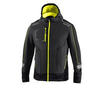 Sparco Tech Soft Shell Jacket - Shower Proof, Polar Fleece Lined, Reflective