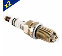 0242 235 748 Nickel Spark Plugs x2 FGR7DQE+ Ignition Electrical Spare By Bosch