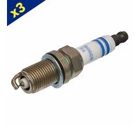 0242 245 571 Iridium Spark Plugs x3 FR5KI332S Ignition Electrical By Bosch