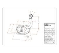 0245 - Muffler Leovince Sito 2-STROKE Piaggio APE TM 703