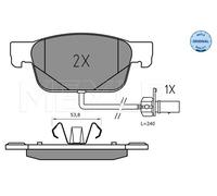MEYLE 025 223 8317 Brake pad set