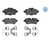 MEYLE Brake Pad Set Rear With Anti-Squeak Plate Braking System Fits Mini Clubman