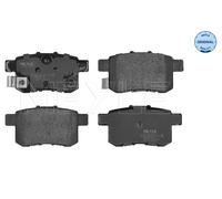 MEYLE Brake Pad Set 025 244 3514/W Rear Disc 46.6mm Anti-Squeak Fits Honda Accord VIII