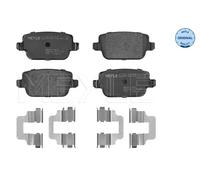 MEYLE 025 245 3715 BRAKE PAD SET DISC BRAKE Rear