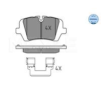 MEYLE 025 257 2016 Brake pad set