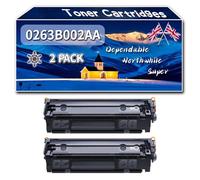 0263B002AA Toner Cartridges Compatible for Canon FX-10 MF4340d MF4350d MF4370dn MF4380dn MF4660PL MF4690PL MF-4960PL PCD440 Printers (2-Pack Black)