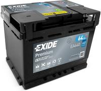 027 Car Battery Exide EA640 12V 64Ah 640CCA - Varta D15 Equivalent